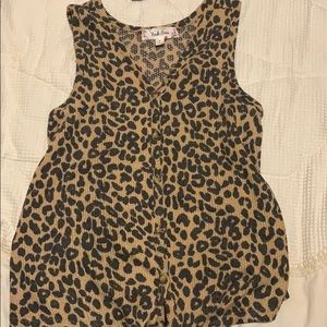 cheetah tank top